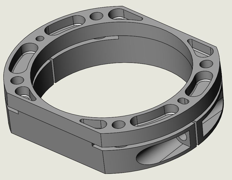 Mounting Flange, Clamping