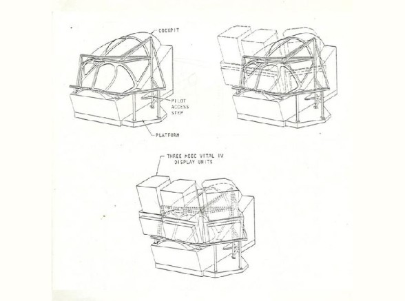 Flight Simulator Weldment (multi-view)