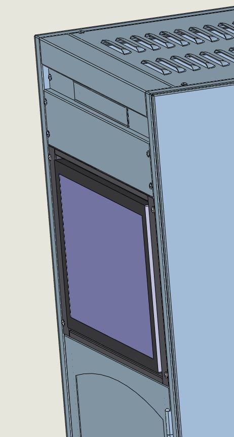 Flush-Mount Rack Monitor Bracket In Assy