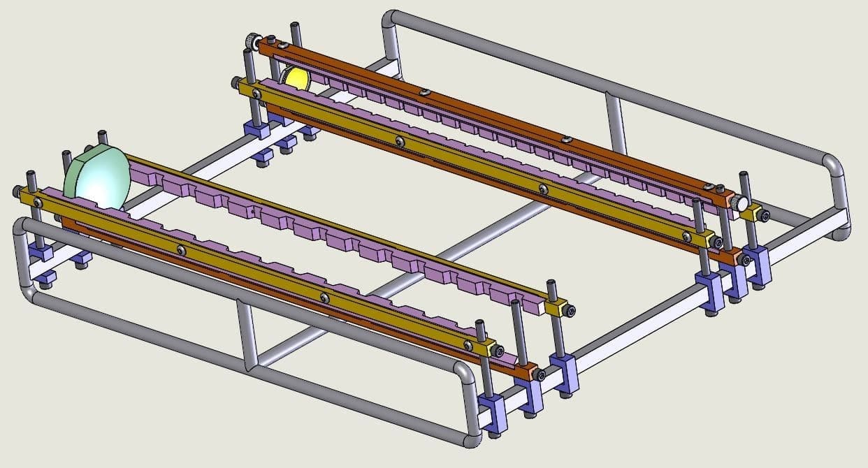 Optical Grating Cleaning Rack